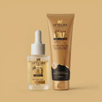 Aptlura Cosmetics skincare products on a beige background