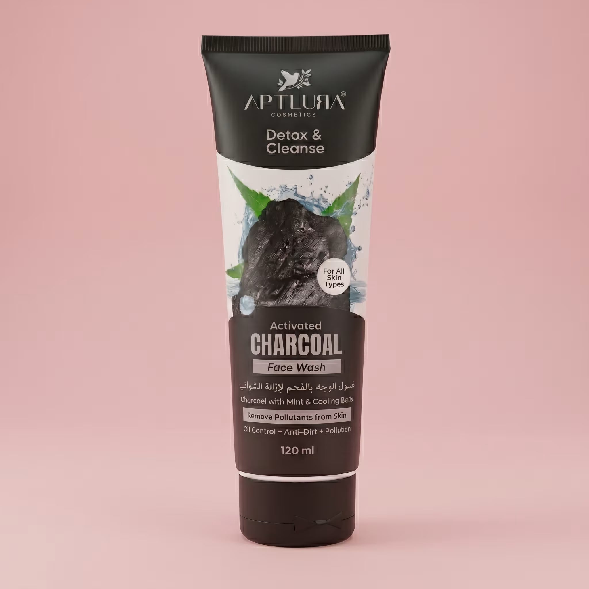 Aptlura Charcoal Face Wash – 120ml