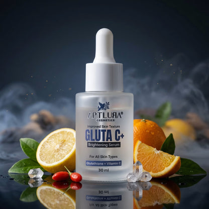 Aptlura Gluta C+ Brightening Serum – Glutathione + Vitamin C (30ml)