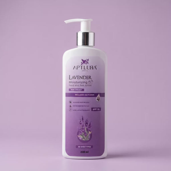 Aptlura Lavender Moisturizing Hand and Foot Lotion 200ml