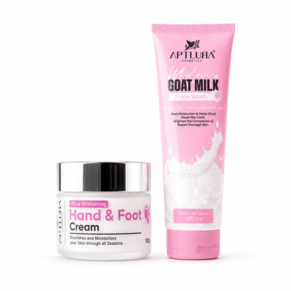 Two skincare products from Aptlura on a white background