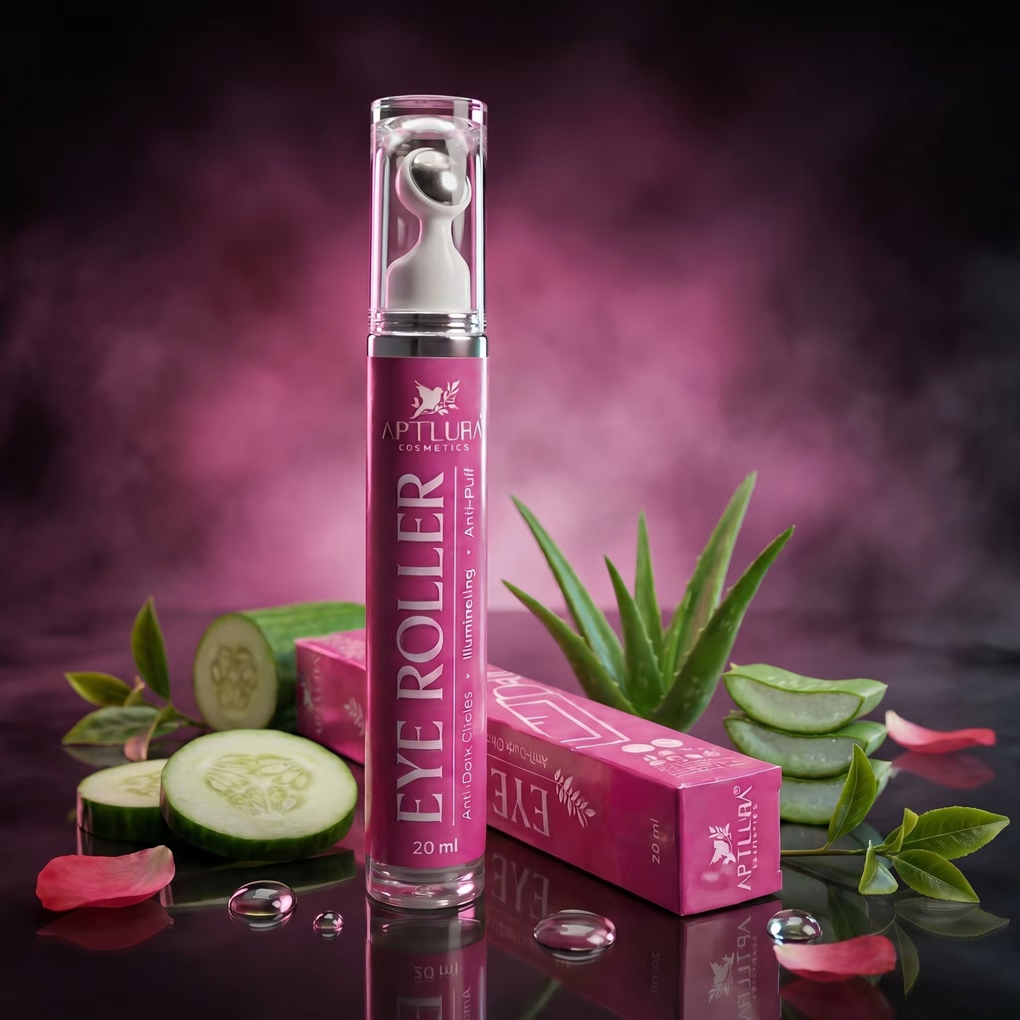Aptlura Eye Roller – Dark Circle & Puff Care (20ml)