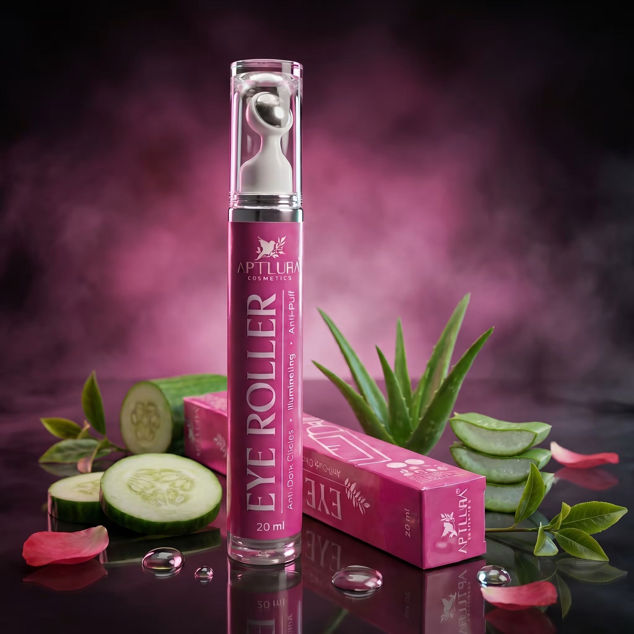 Aptlura Eye Roller – Dark Circle & Puff Care (20ml)