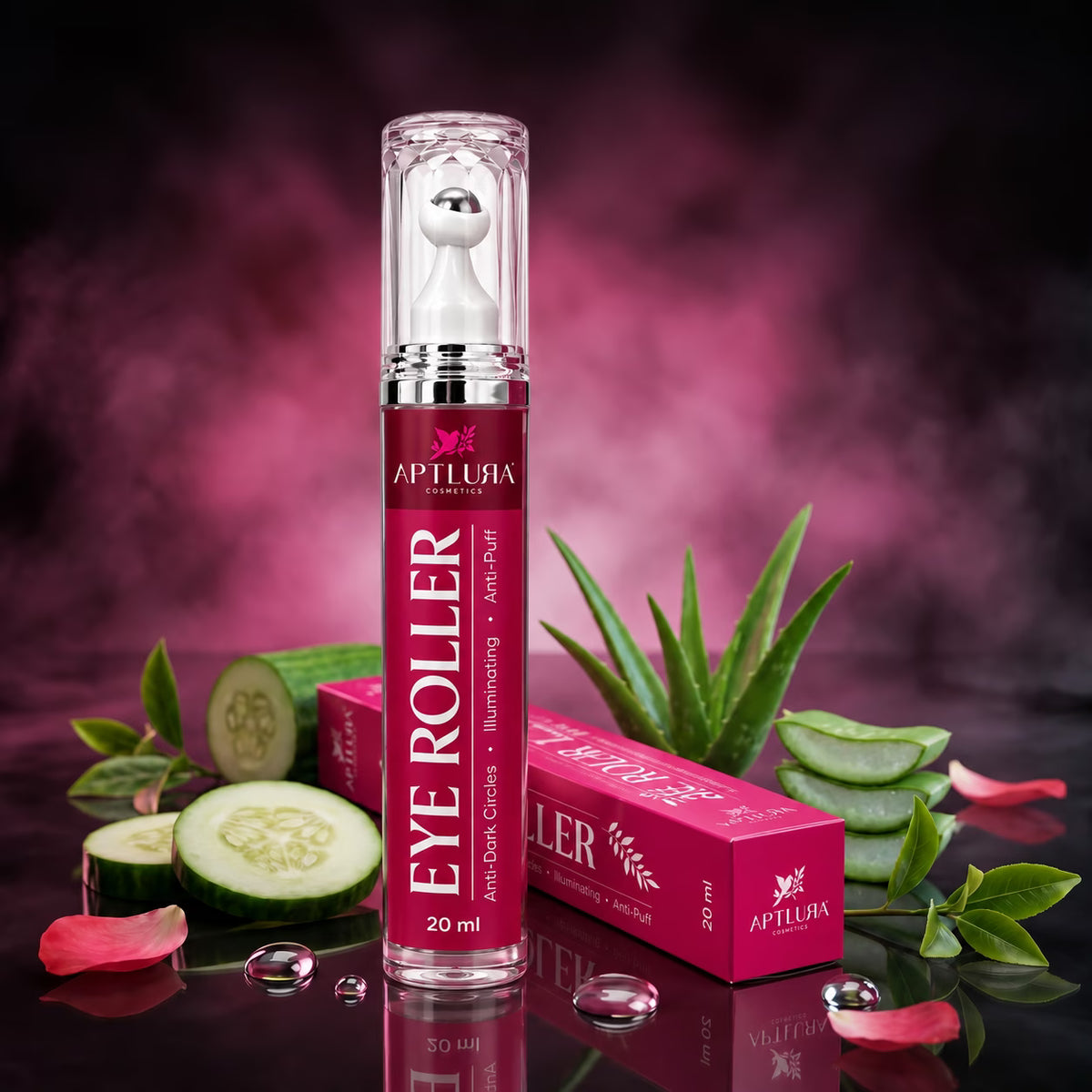 Aptlura Eye Roller – Dark Circle & Puff Care (20ml)