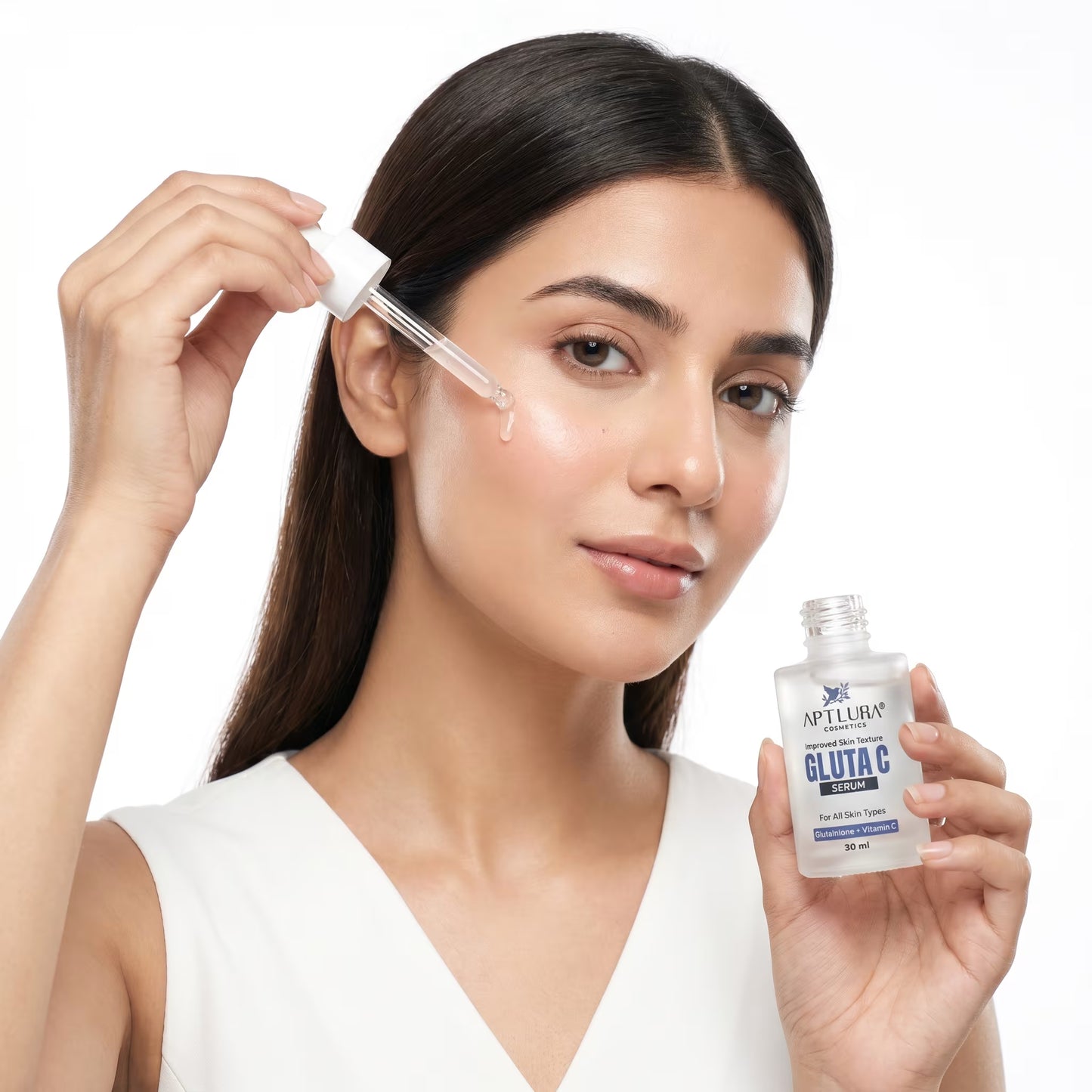 Aptlura Gluta C+ Brightening Serum – Glutathione + Vitamin C (30ml)