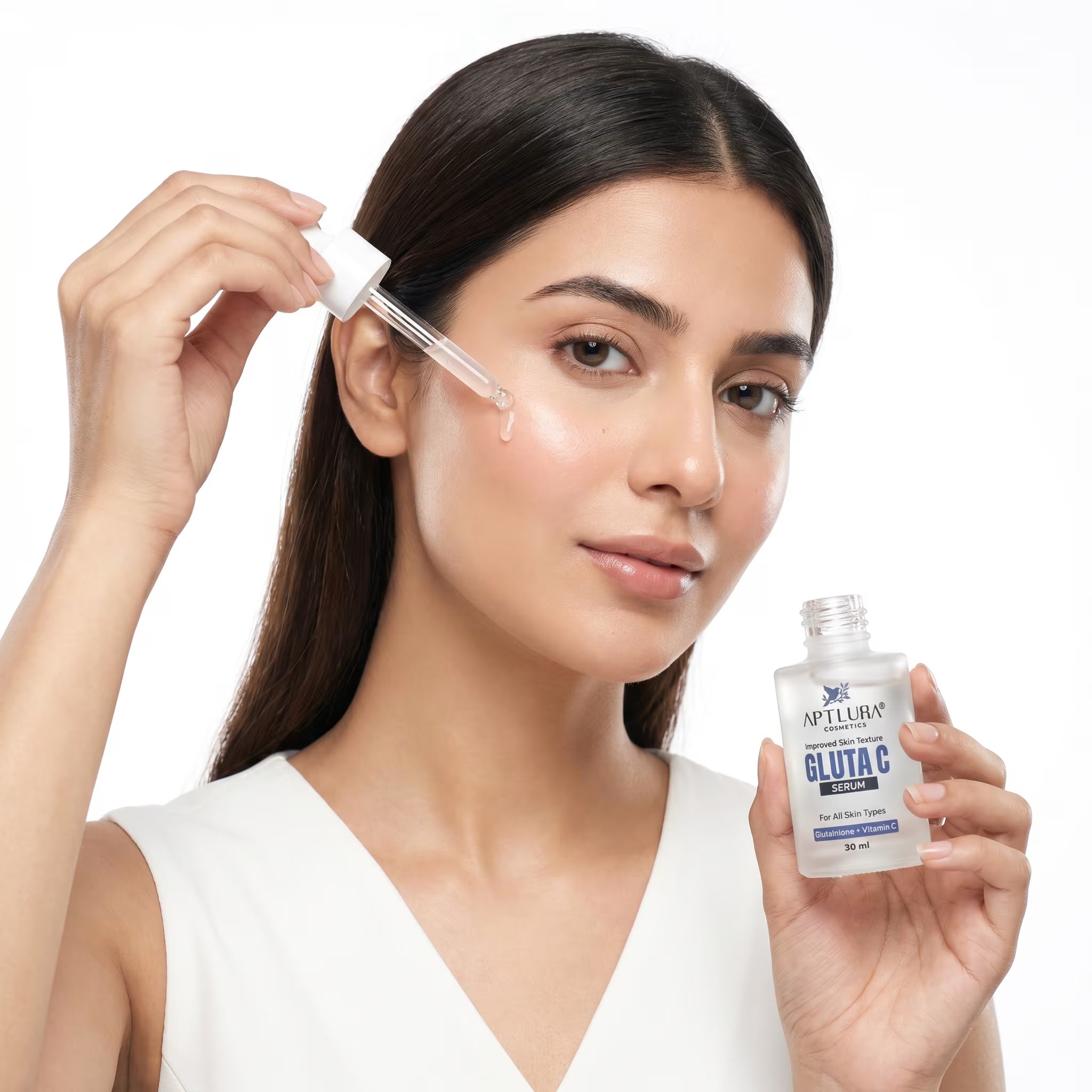 Aptlura Gluta C+ Brightening Serum – Glutathione + Vitamin C (30ml)