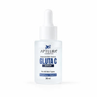 Aptlura Gluta C Serum bottle on a white background