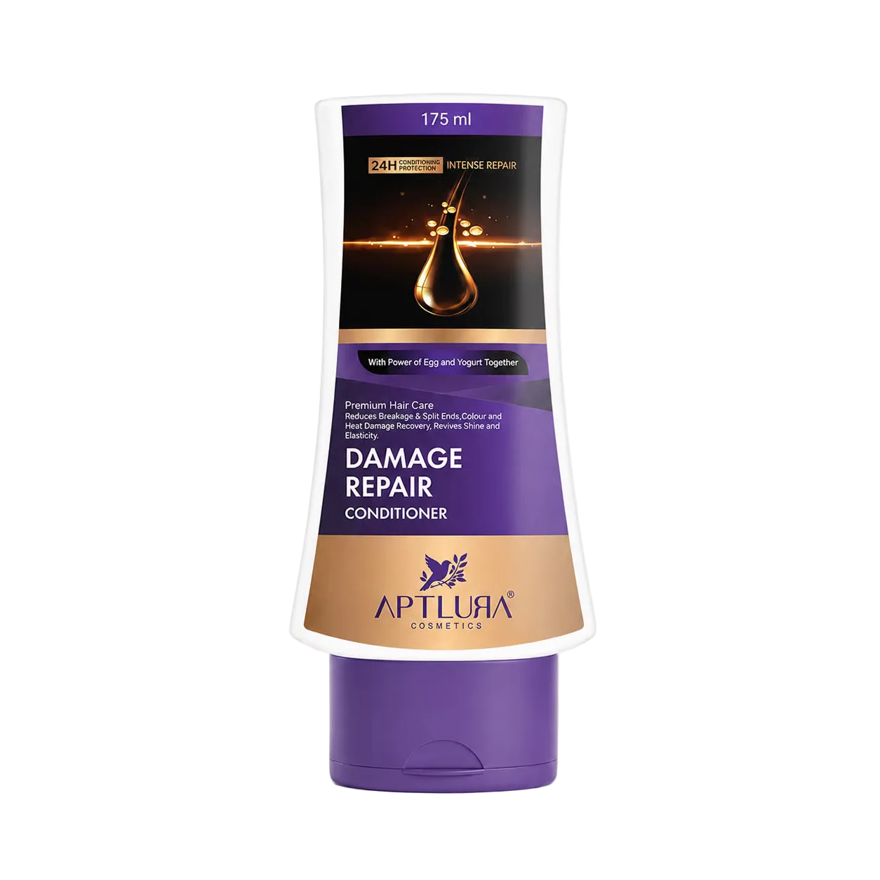 Aptlura Damage Repair Conditioner bottle on a white background
