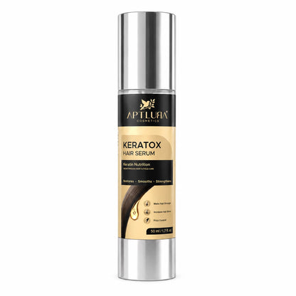 Aptlura Keratox Hair Serum bottle on a white background