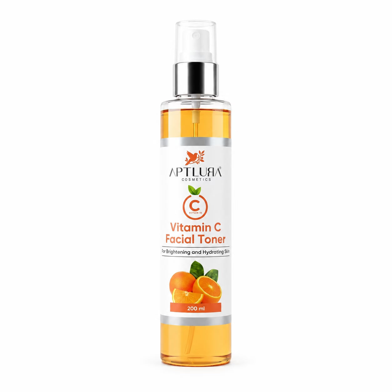 Aptlura Vitamin C Facial Toner bottle on a white background