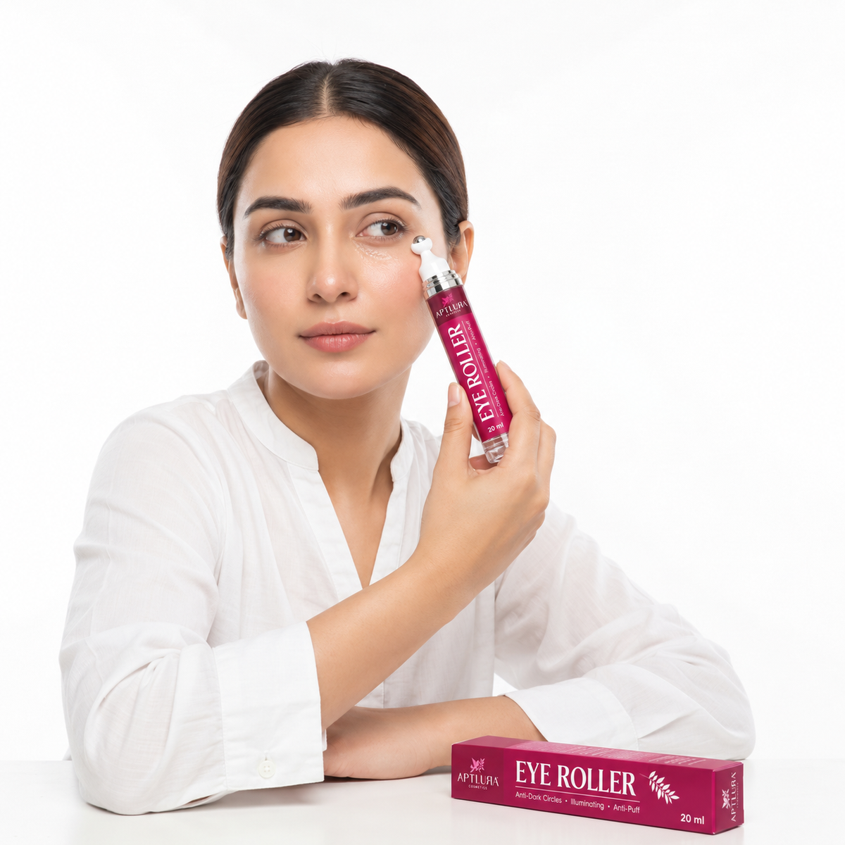 Aptlura Eye Roller – Dark Circle & Puff Care (20ml)