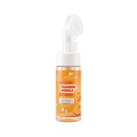 Aptlura Foaming Bubble Wash bottle with orange label on a white background